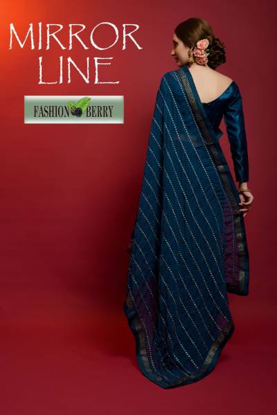MIRROR LINE BY FASHION BERRY GEORGETTE SAREE MANUFACTURER IN INDIA